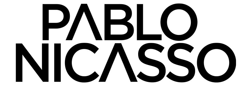 Logo de Pablo Nicasso en negro