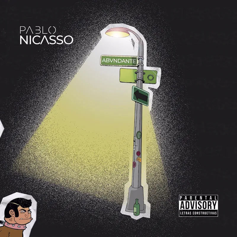 Portada del álbum Abundante (2021) de Pablo Nicasso