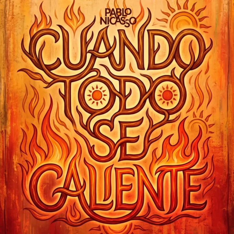 Portada del single Cuando todo se caliente (2026) de Pablo Nicasso