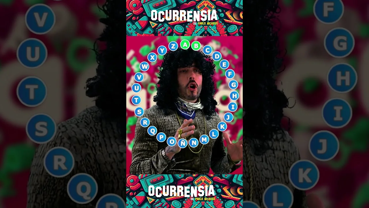 Er Richa, personaje de Pablo Nicasso, en el sketch «Er Richa gana Pasapalabra 2026» de Ocurrensia